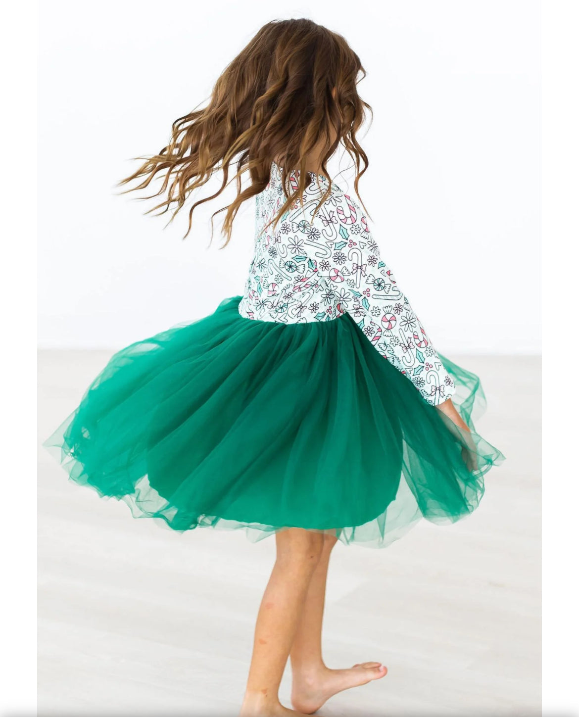 Mints and Mistletoe L/S Tutu Dress