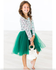 Mints and Mistletoe L/S Tutu Dress