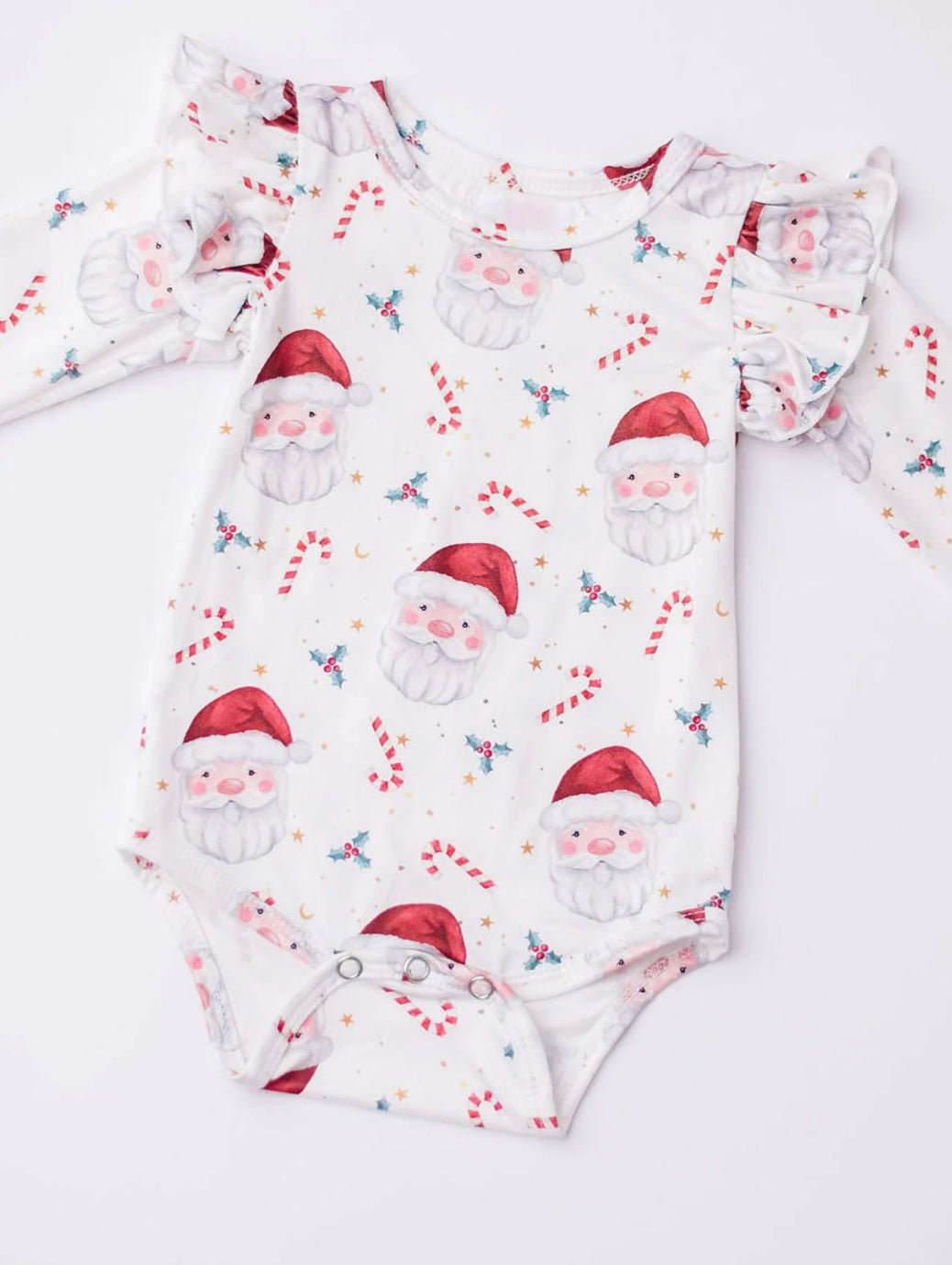 Mistletoe Magic L/S Flutter Bodysuit