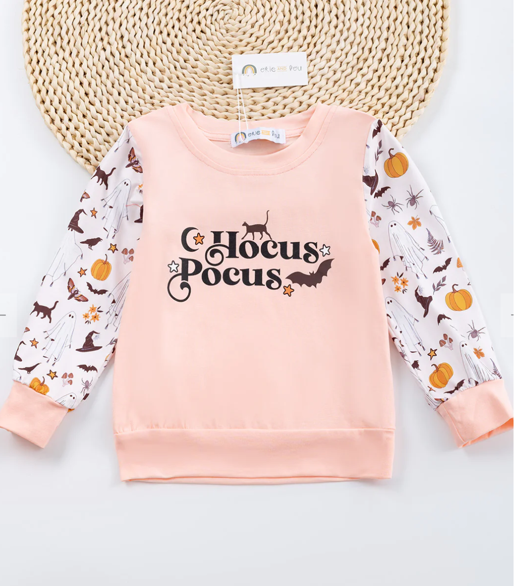 Hocus Pocus- Girl Halloween Top