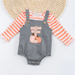 Pumpkin Patch Harvest 2PC-Boy Romper