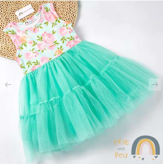 Stay Wild Flower Child- Tulle Dress