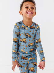 Kids Bamboo Pajamas - Bamboo Fall Clothing- Worksite