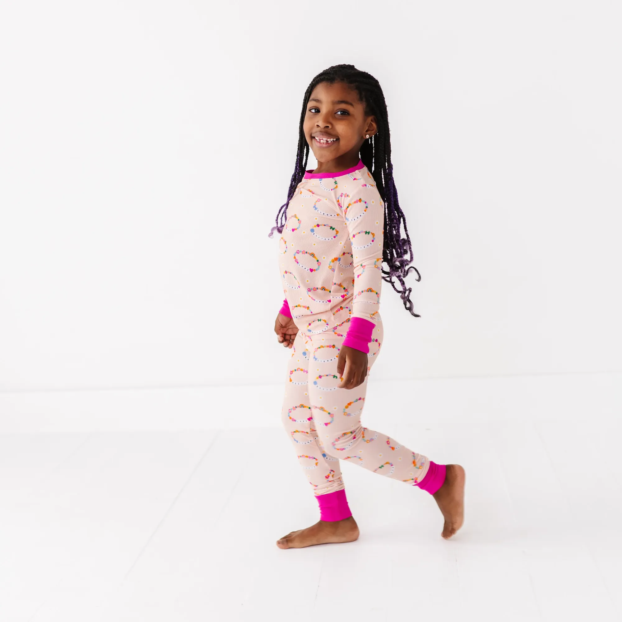 In My Bestie Era Bamboo Ribbed Toddler/Big Kid Pajamas