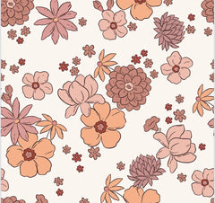 Fall Floral (Ribbed) | Bamboo Zipper Pajamas