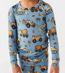 Kids Bamboo Pajamas - Bamboo Fall Clothing- Worksite
