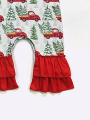 Hauling Holiday Cheer Baby Romper