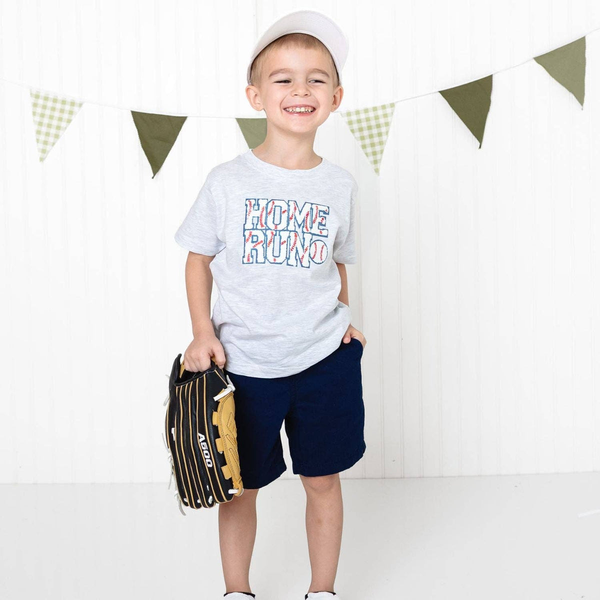 Home Run Patch Short Sleeve T-Shirt - Kids Clothing - Spring
