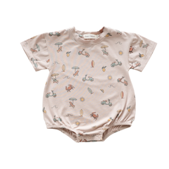 Organic Cotton Bubble Romper – Summer Vibes