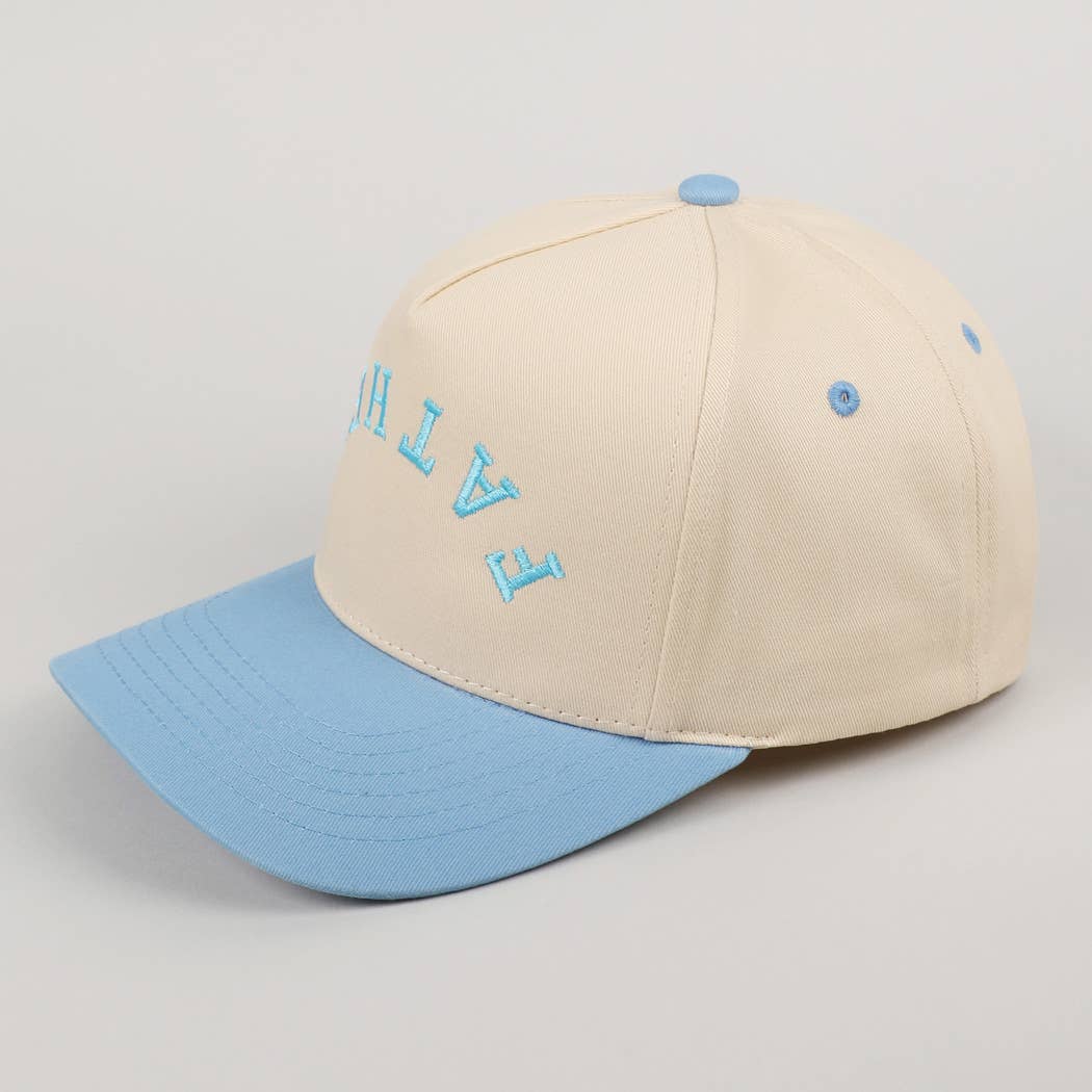 FATHER Upside Down Embroidery Two-Tone Cap