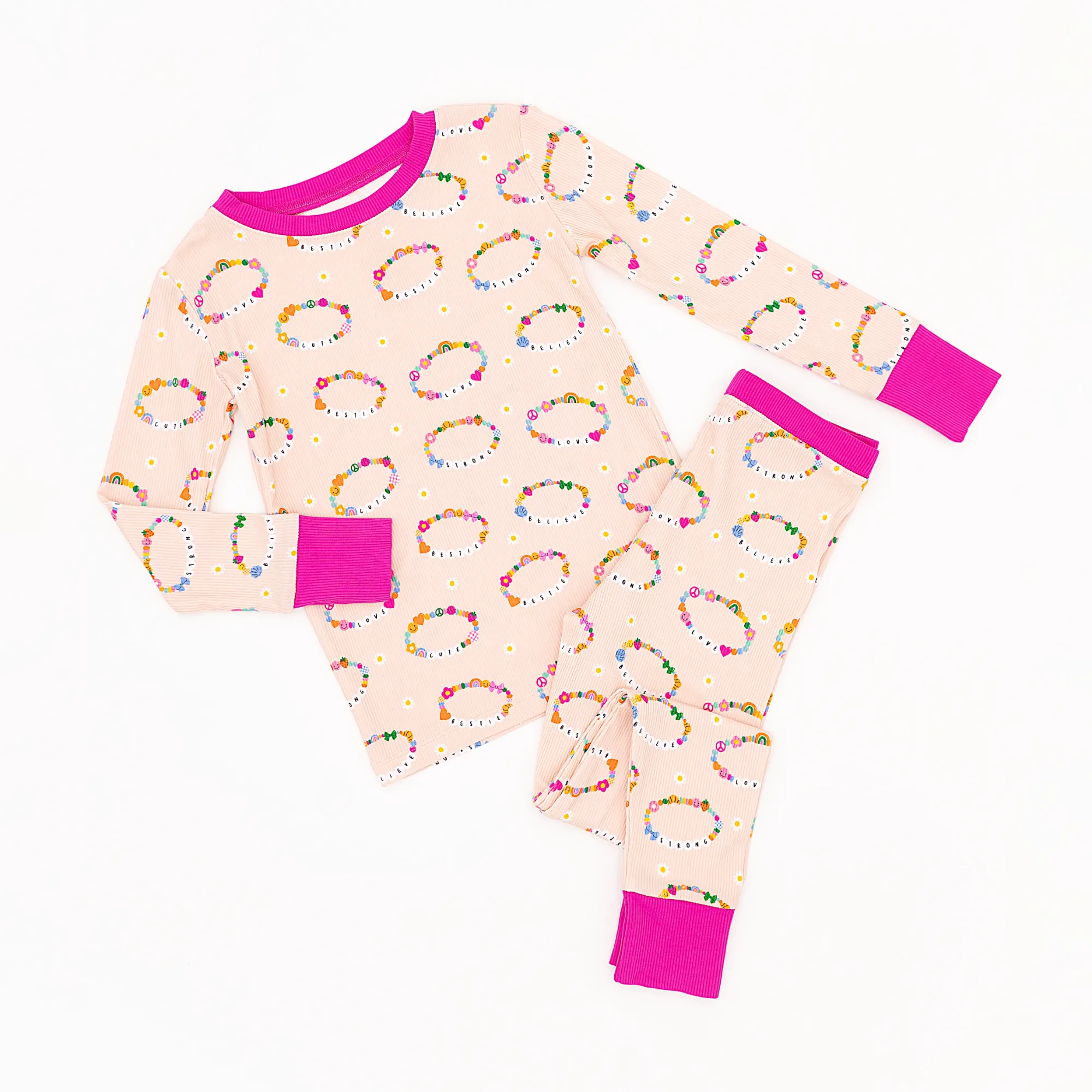 In My Bestie Era Bamboo Ribbed Toddler/Big Kid Pajamas