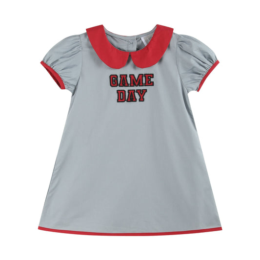 Gray and Red Cheer Dress