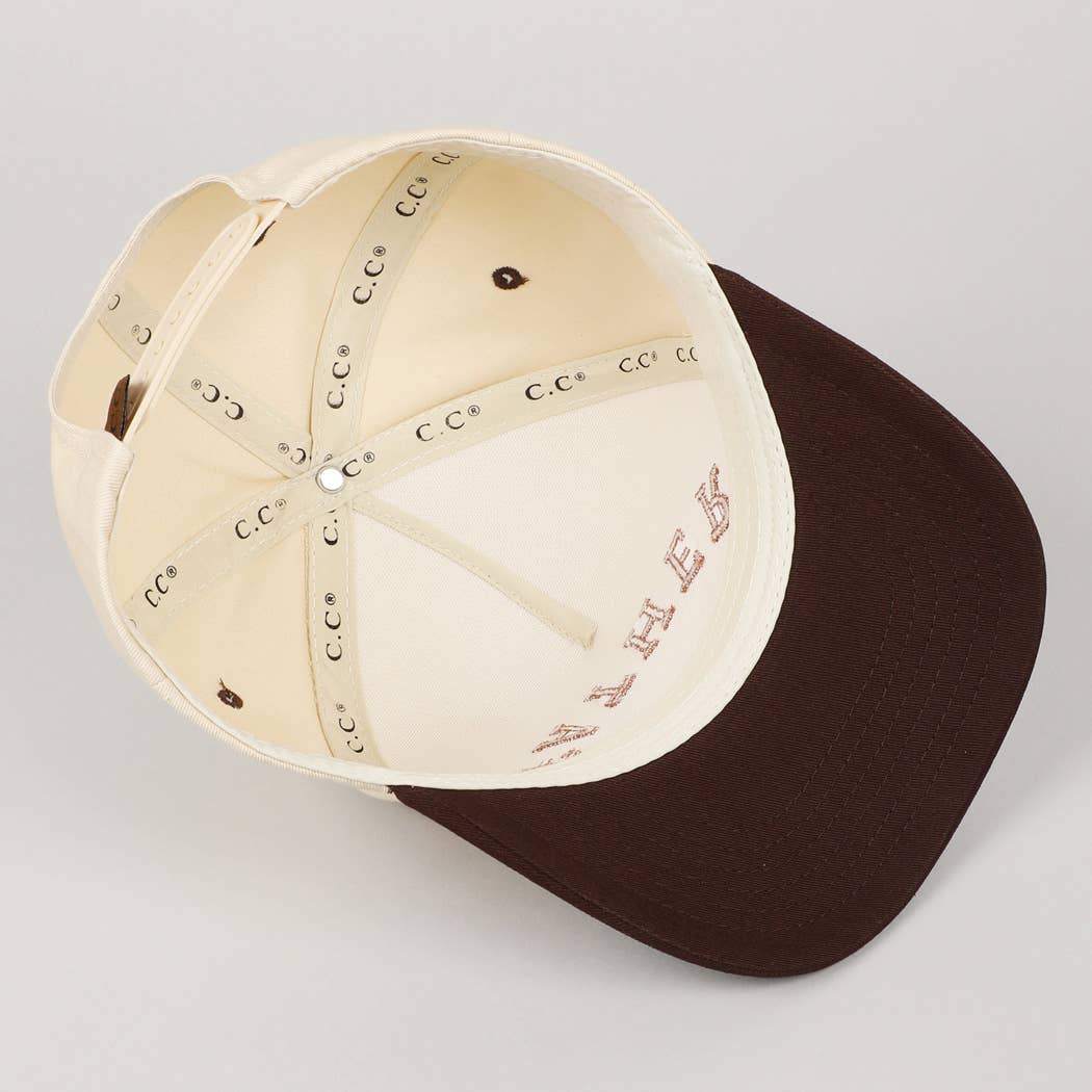 FATHER Upside Down Embroidery Two-Tone Cap