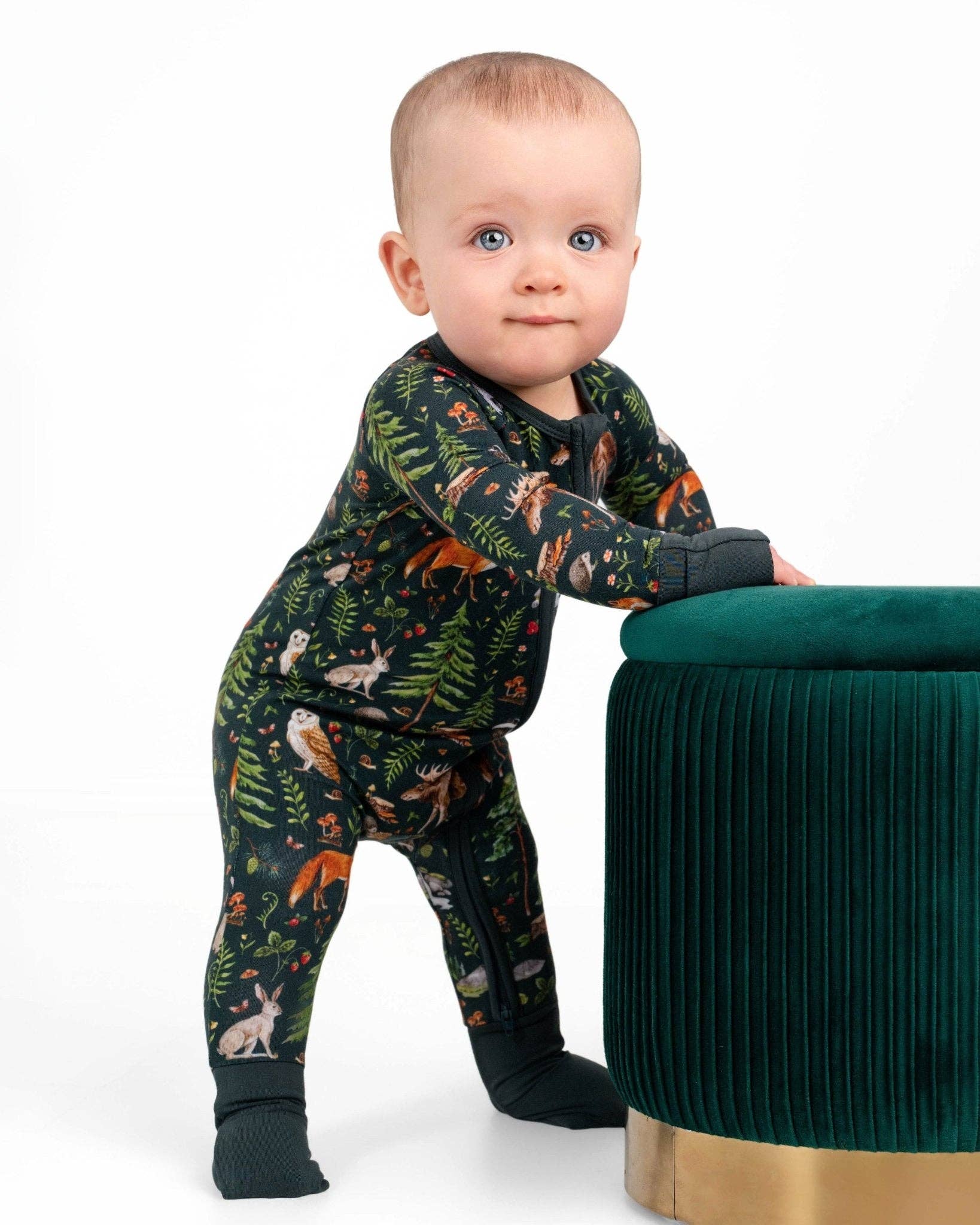 Wood You Be My Friend Romper, bamboo baby romper.