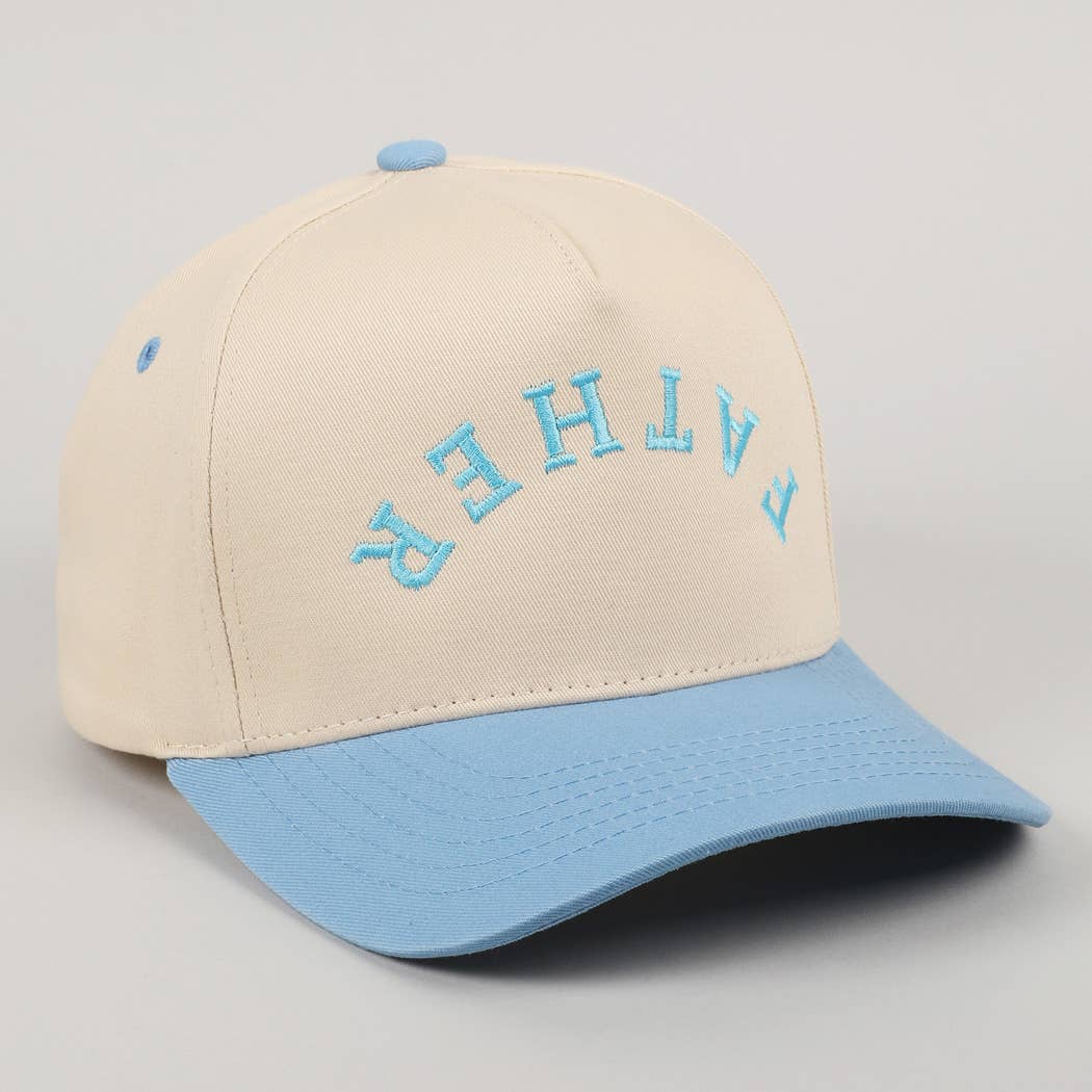 FATHER Upside Down Embroidery Two-Tone Cap