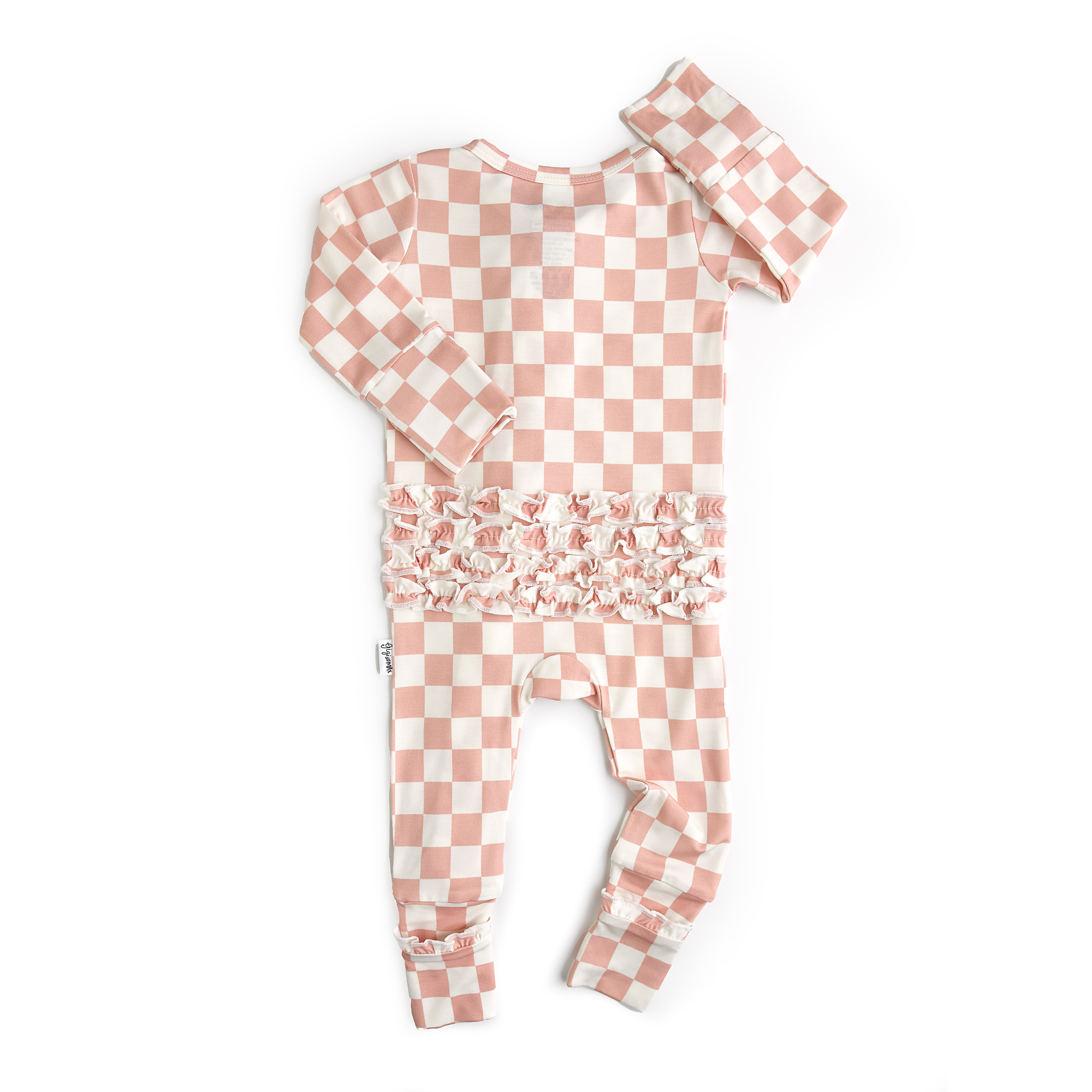 Saylor RUFFLE ZIP Bamboo Baby Pajama Sleepies Little
