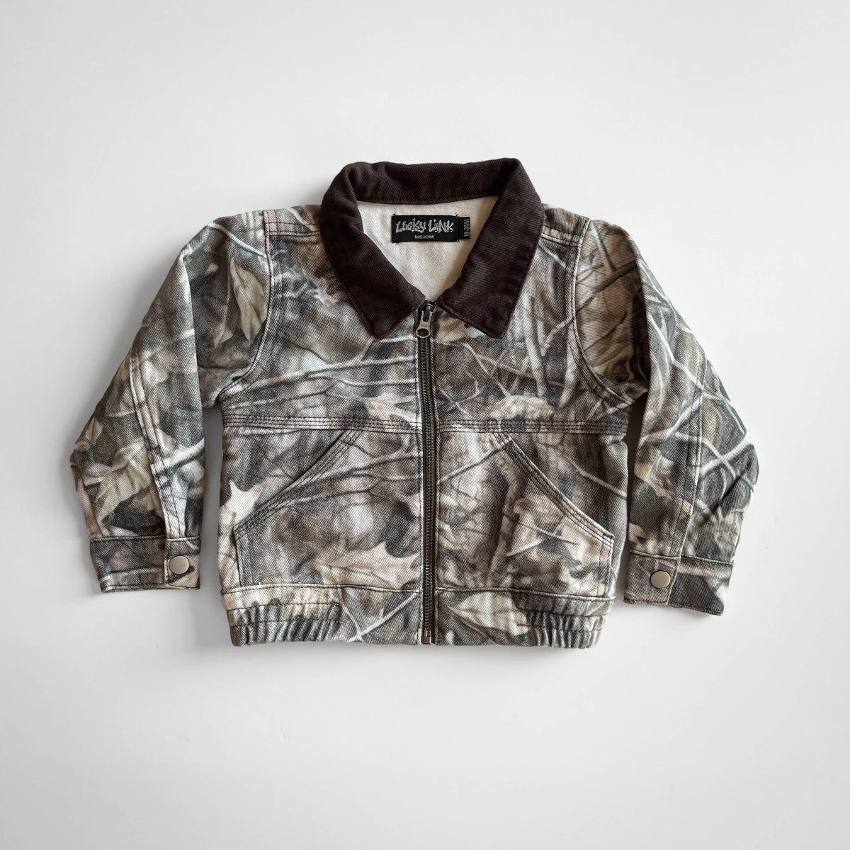 Toddler Camo Denim Jacket
