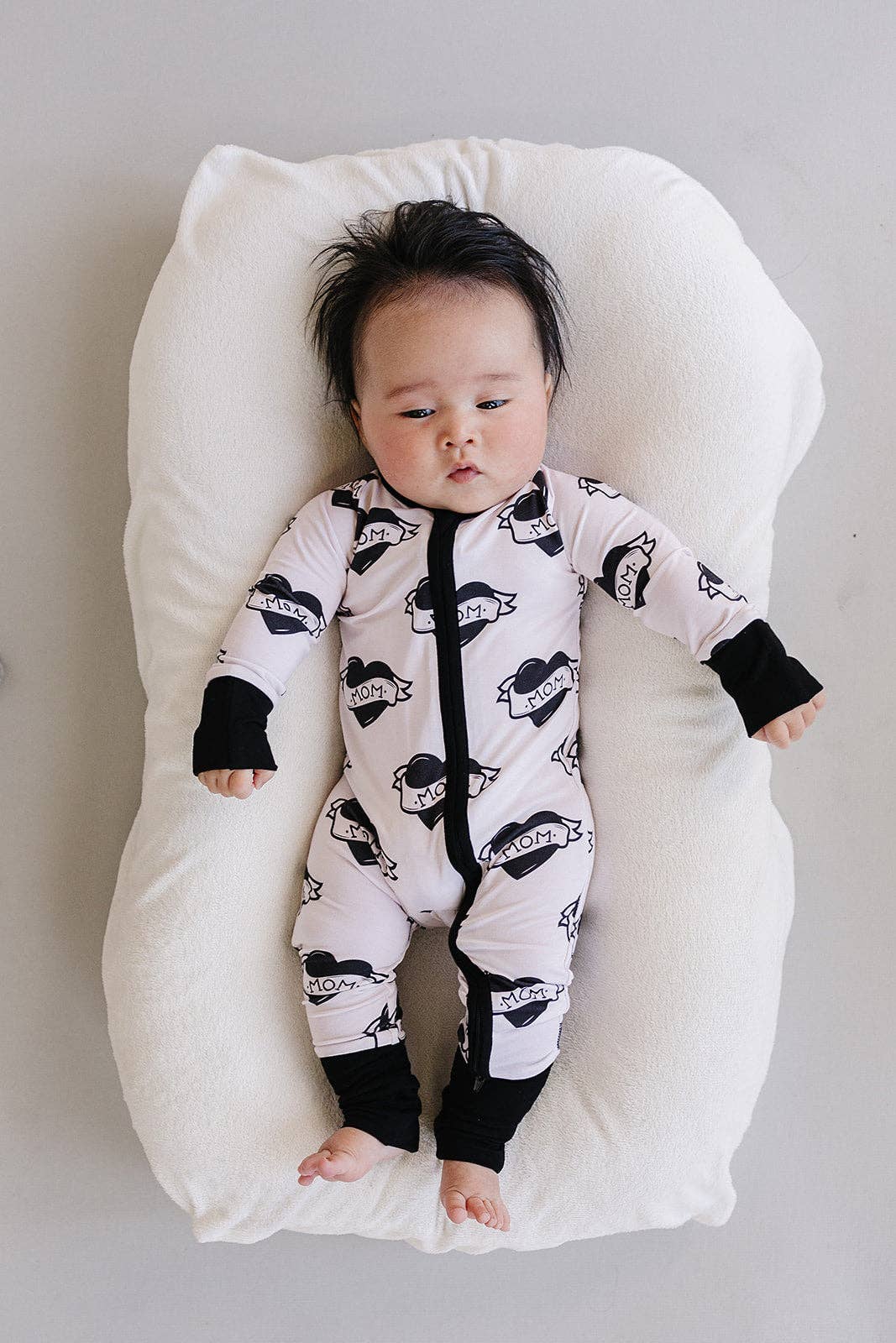 Bamboo Zip Romper | Mom Tattoo