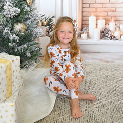 Fritz Gingerbread TWO PIECE Matching Christmas Pajamas