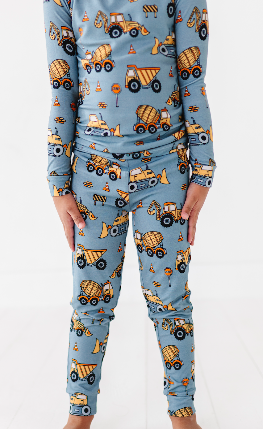Kids Bamboo Pajamas - Bamboo Fall Clothing- Worksite