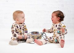 90's Retro Romper Bamboo