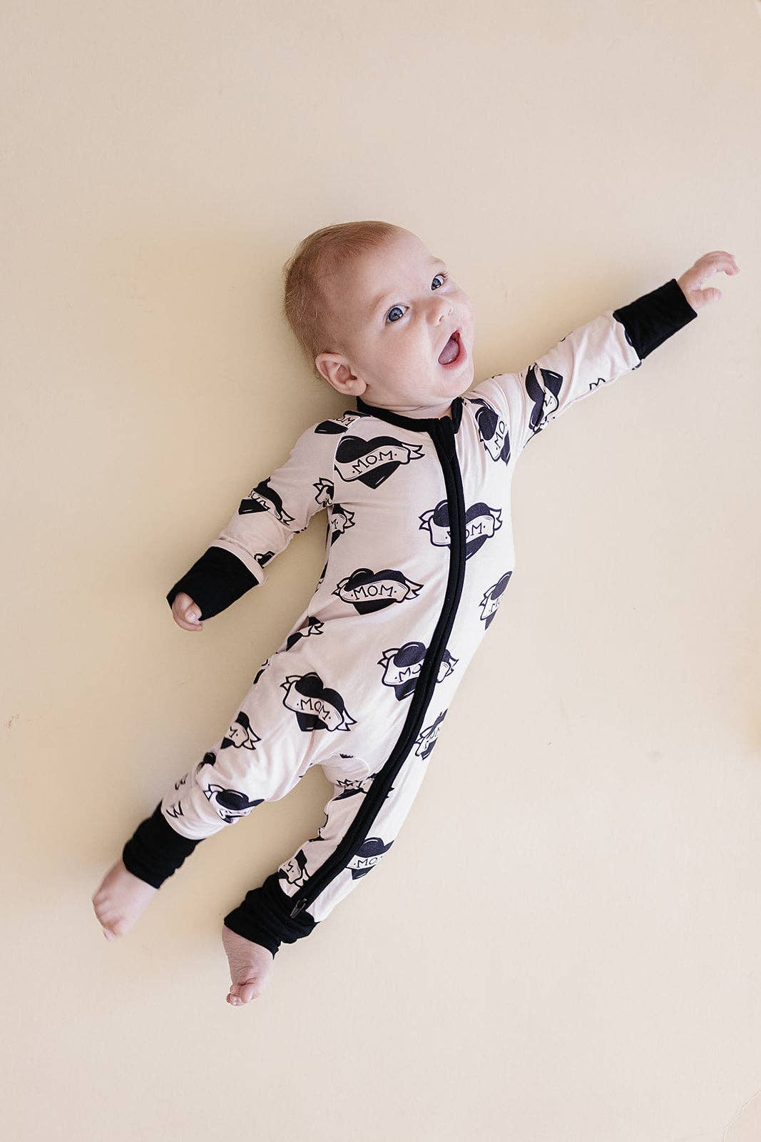 Bamboo Zip Romper | Mom Tattoo