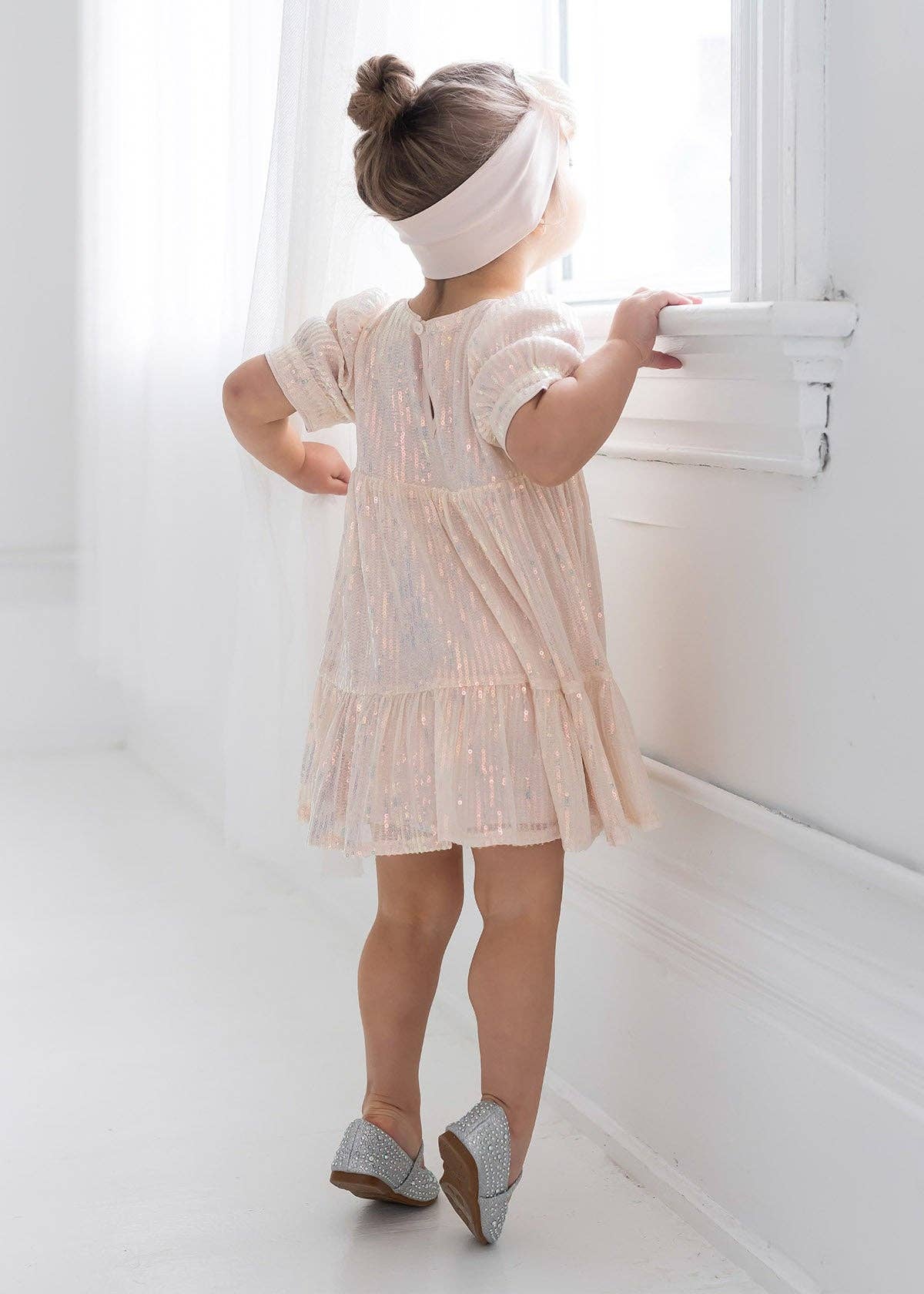Taylor Sequined Toddler Dress
