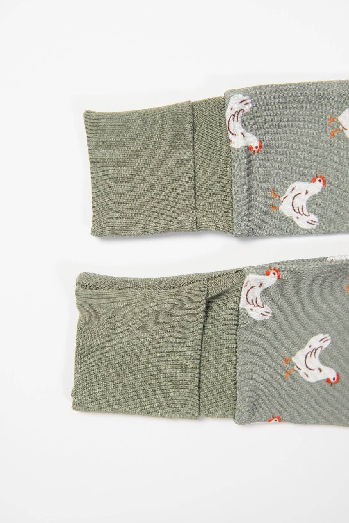 Sage Chickens Bamboo Baby Zippy