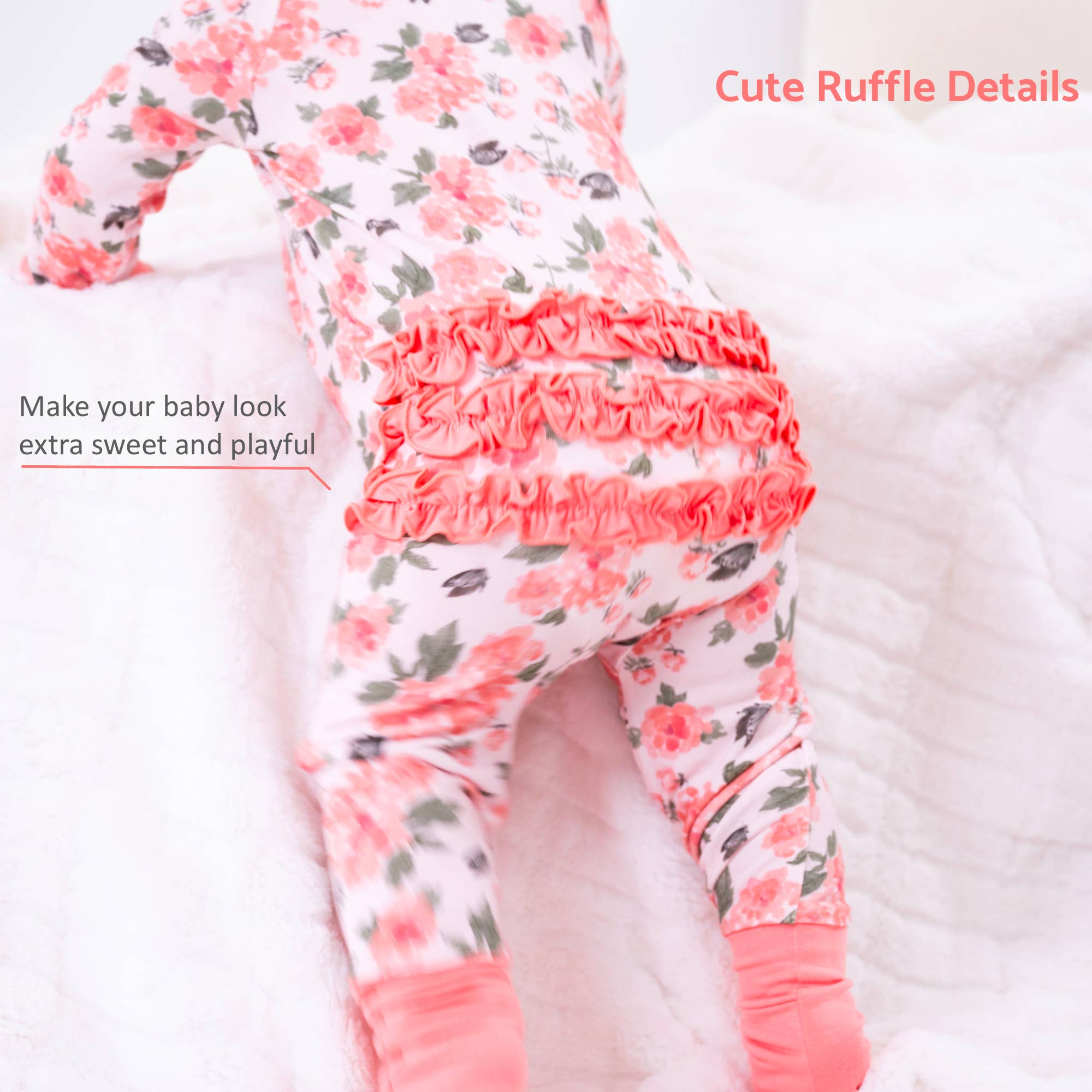 Pretty in peony Baby Girl Bamboo Pajamas