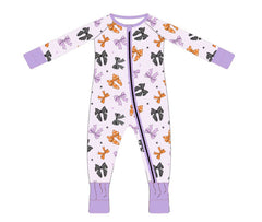 Halloween Bow Bamboo Onesie