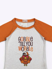 Gobble Wobble Boy Raglan