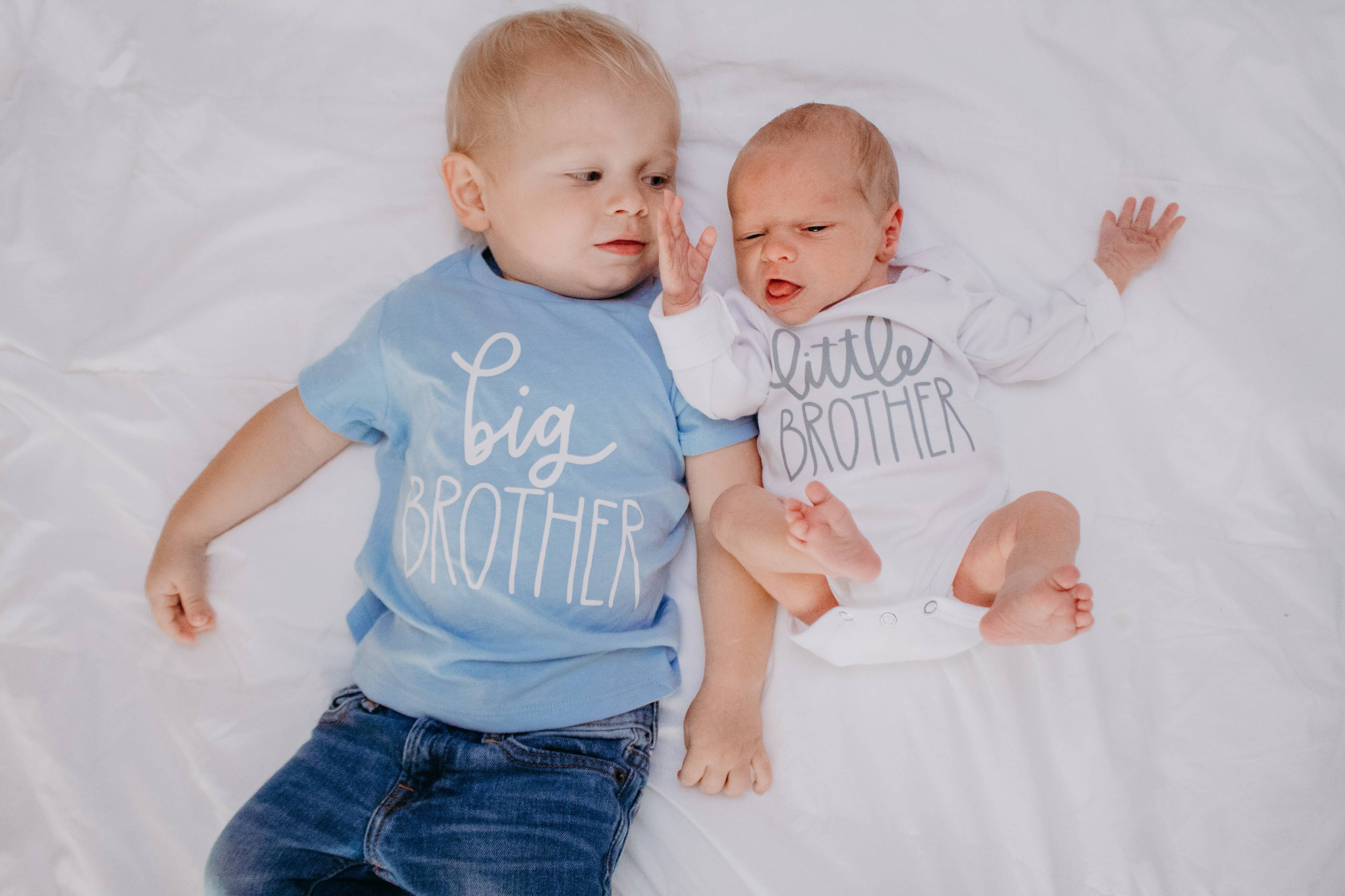 Big Brother, script style | Light Blue Tshirt