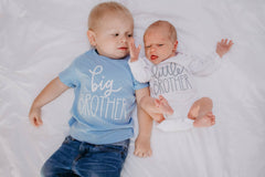 Big Brother, script style | Light Blue Tshirt