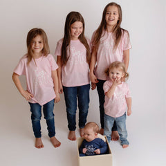 Big Sister, script style | Pink Tshirt