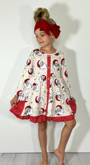 Kris Kringle Sprinkle Girls Dress