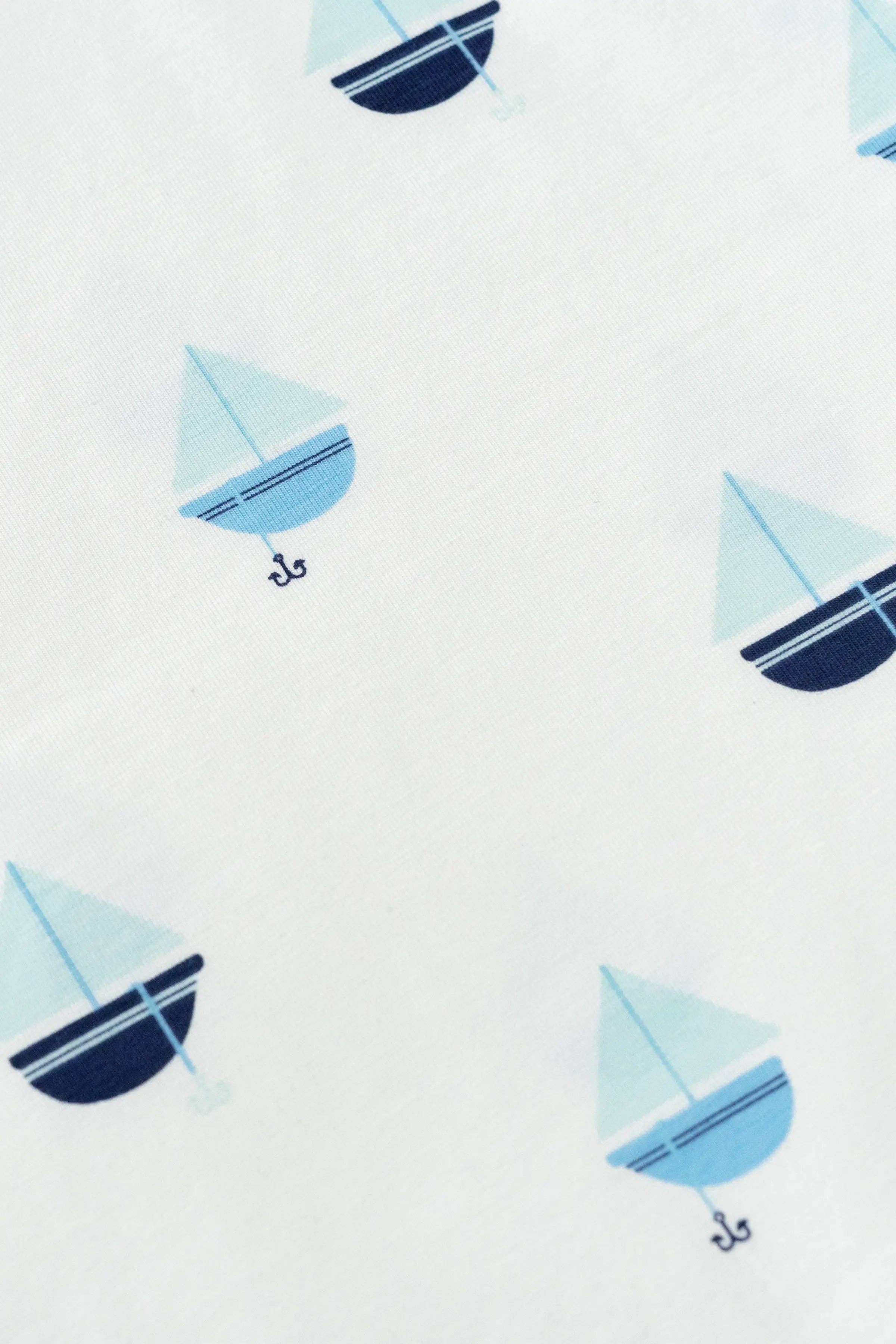 Baby - Kid Henley Tank + Pocket Short Set_Anchor Down 100% Organic Cotton