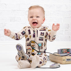 90's Retro Romper Bamboo