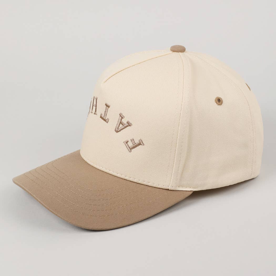 FATHER Upside Down Embroidery Two-Tone Cap