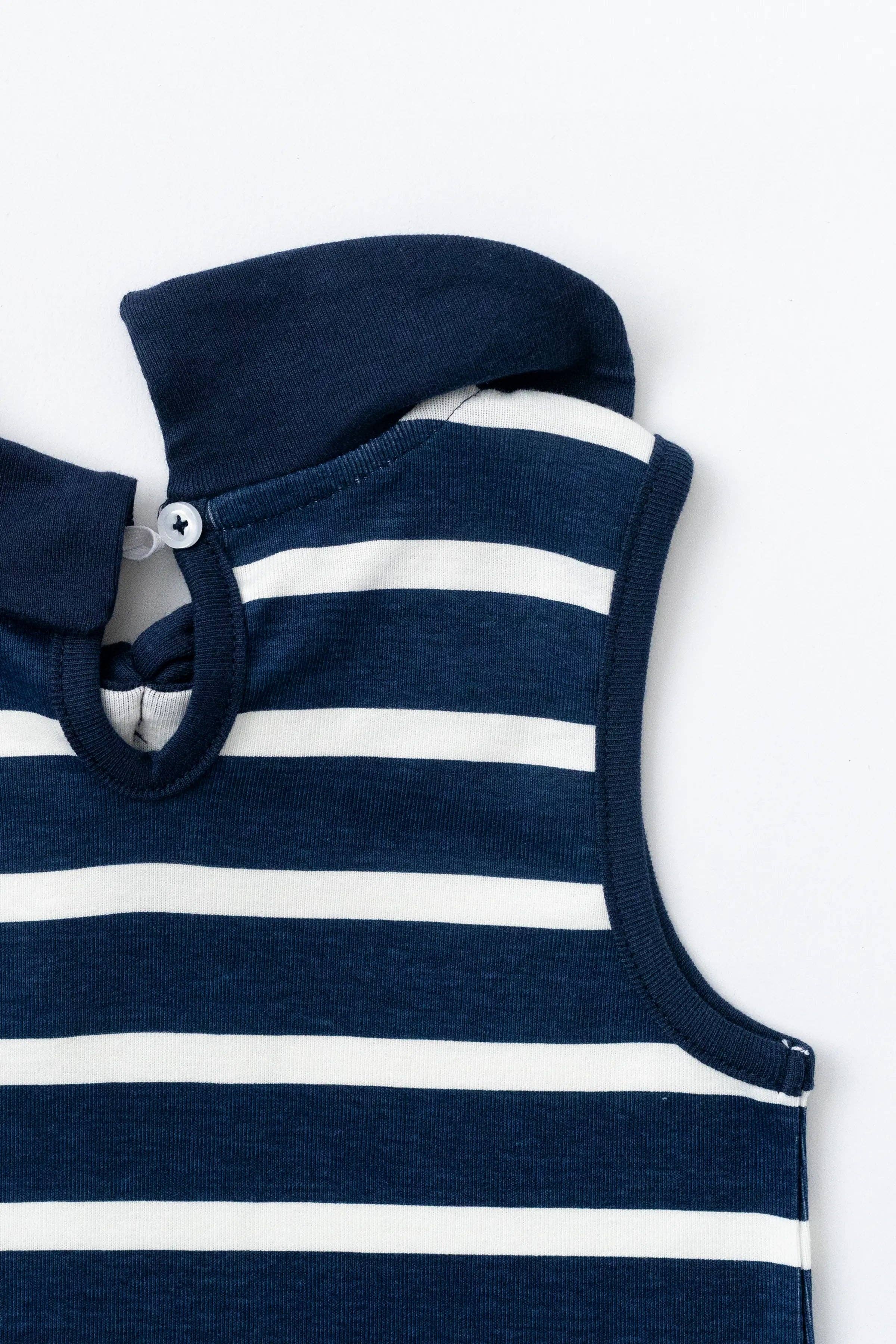 100% Organic Sailor Dress_Sailor Stripes