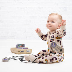 90's Retro Romper Bamboo