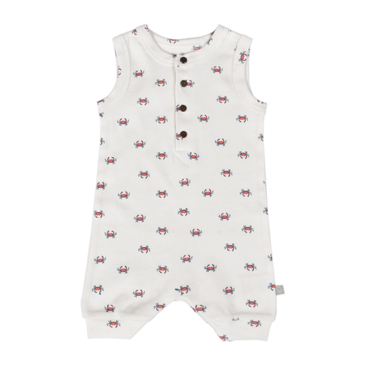 Tank Organic Romper | crab