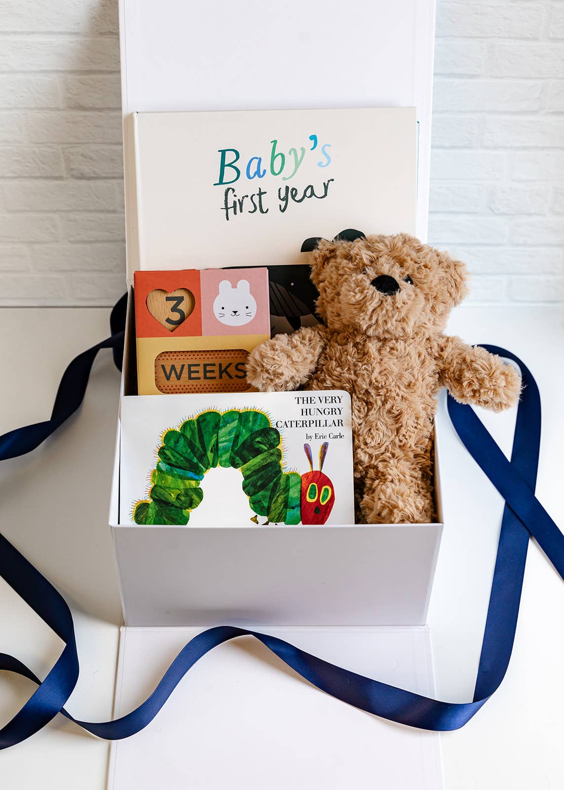 Classic Plush Weighted Teddy Bear - "Archie" - Baby Gift