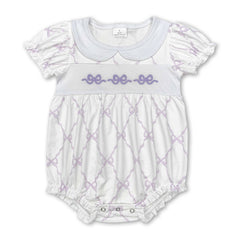 Coquette Short Sleeves Baby Girl Romper