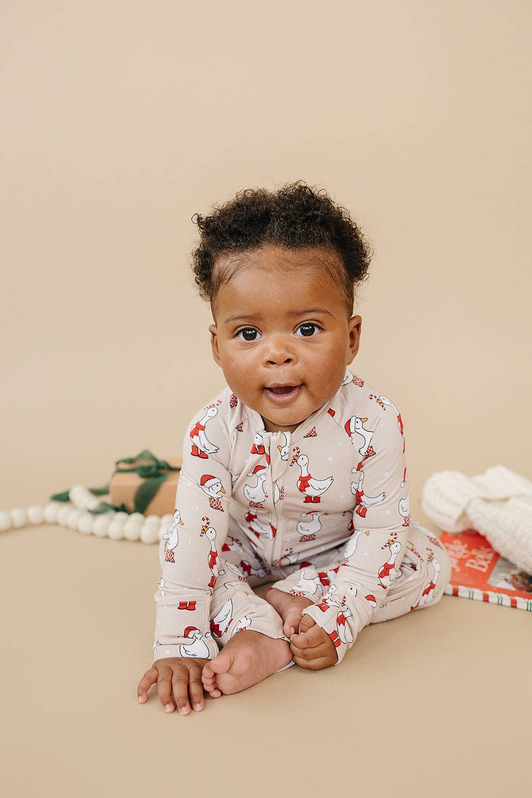 Bamboo Zip Romper | Merry Goose
