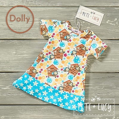 Bee Happy- Dolly Dress