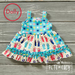Sand Slippers- Dolly Dress